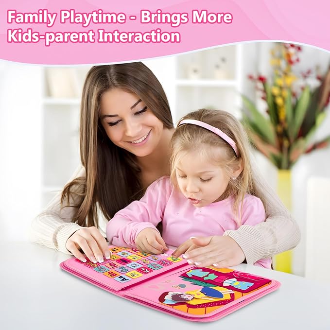 Busy Board Montessori Toys for 1-6 Year Old Toddler, Birthday Gift for Boys Girls, Busy Book for Plane Car Travel, Preschool Learning Activities Educational Toy for Learning Fine Motor Skills