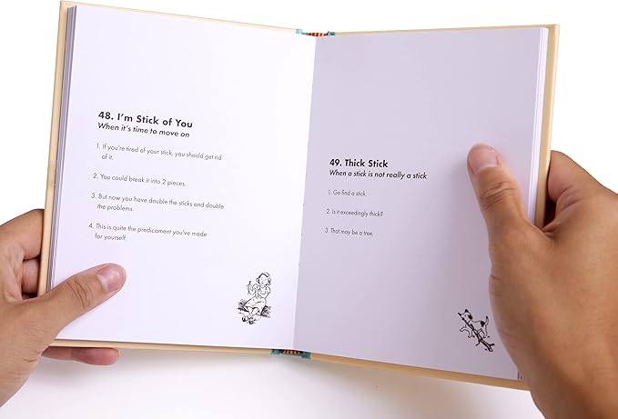 100 Games to Play with a Stick [A Hilarious Parody Book & Gag Gift]