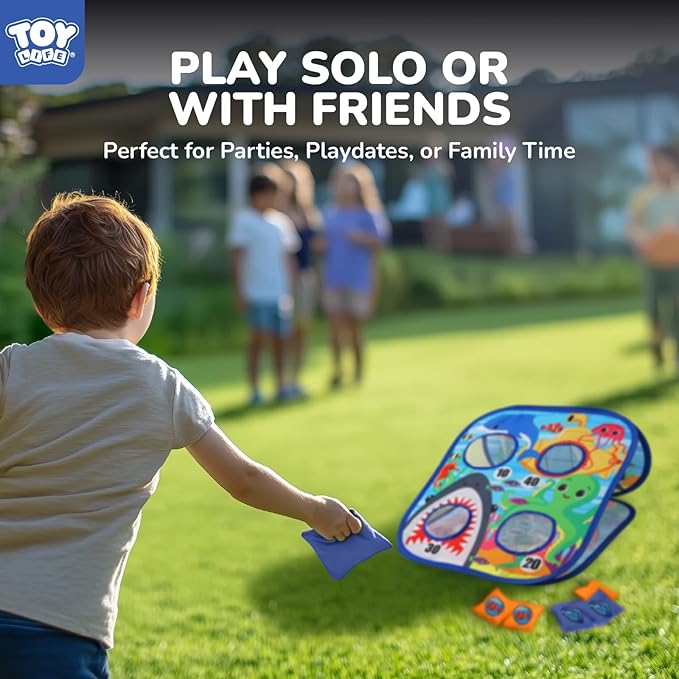 TOY Life Bean Bags Toss Carnival Games, Toddler Outdoor Toys for Kids Ages 4-8, Cornhole, Outside Toys for Toddlers, Indoor Lawn Backyard Yard Games Birthday Party Game, Gift for Boys
