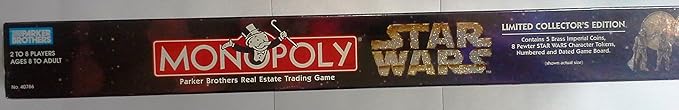 Monopoly 1997 Star Wars Monopoly Limited Collector'S 20Th Anniversary Edition