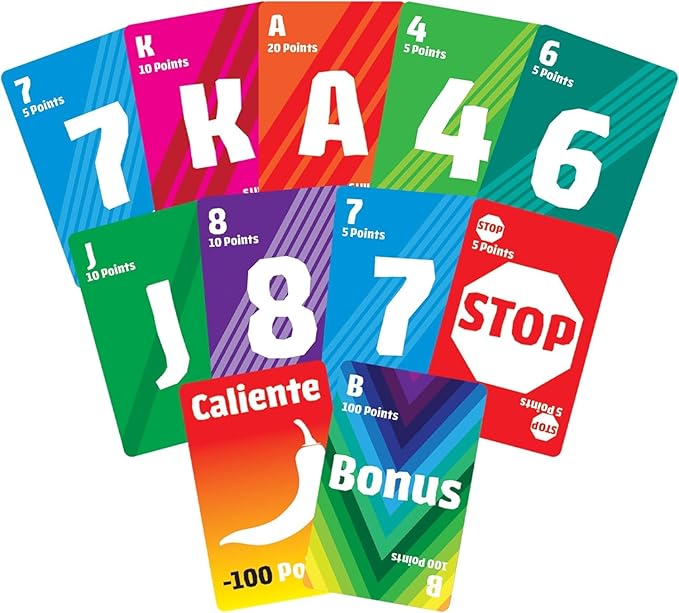 Big Game Toys~Deluxe Canasta Caliente Card Game 110 Custom Cards