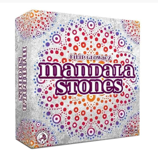 Board and Dice Mandala Stones