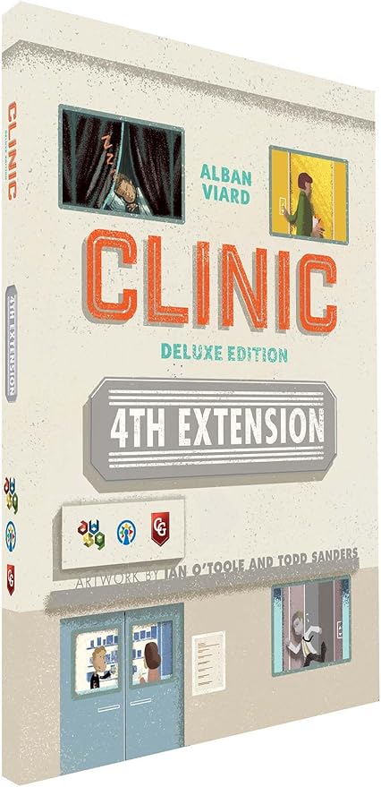 Clinic Deluxe Extension 4 - Strategy Board Game Extension, 1-4 Players, Ages 12+, 60-150 Min Game Time