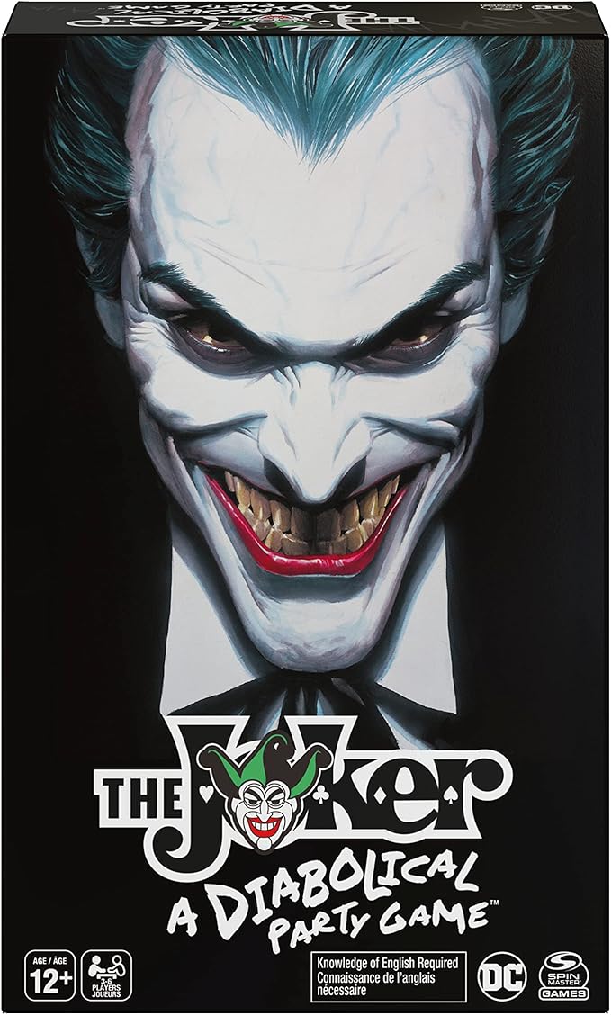 Spin Master Games The Joker, Diabolical Secret Identity Strategy Party Game, for Adults and Kids Ages 12 and up