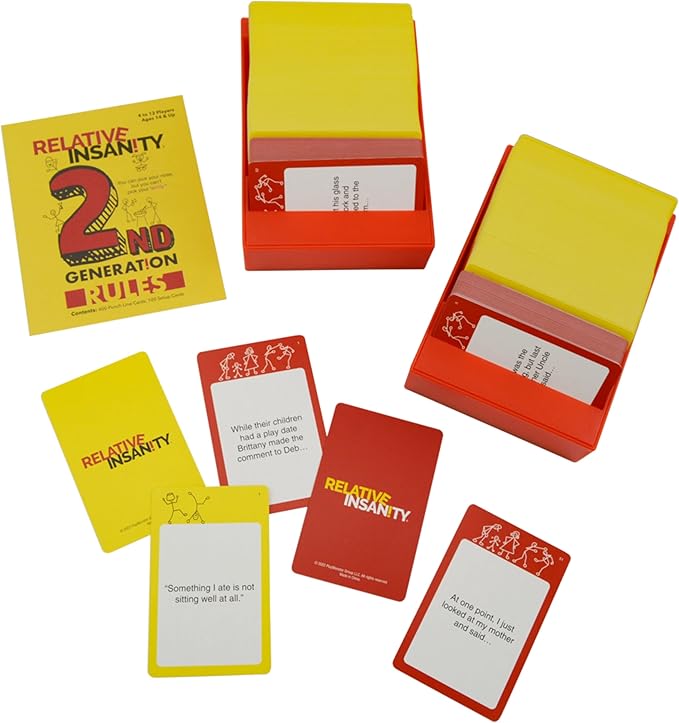 Relative Insanity by Jeff Foxworthy - Multi-Player Card Games for Family Night, Ages 14+