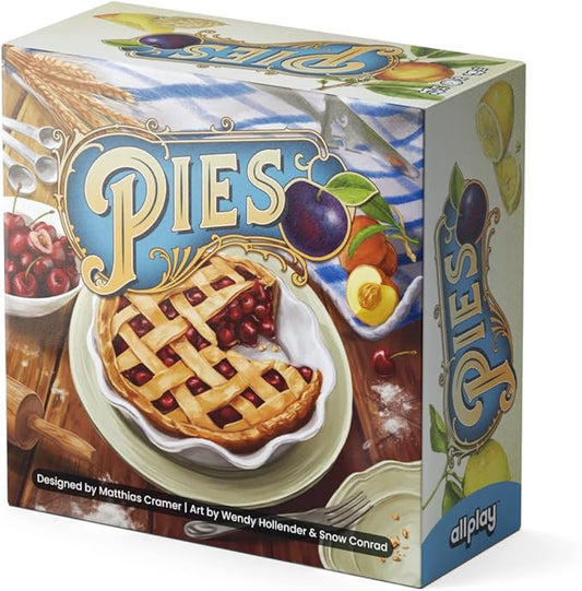 Pies Board Game - Set Collection Trick Taking Game - 3 to 5 Players - 20 Minute Play Time (Pies: Base Game)