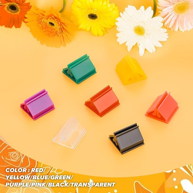 24Pcs Plastic Game Card Stands, Multi-Color Game Card Holder Board Game Pieces Stands DIY Game Card Stands for Board Game Markers Party Favor