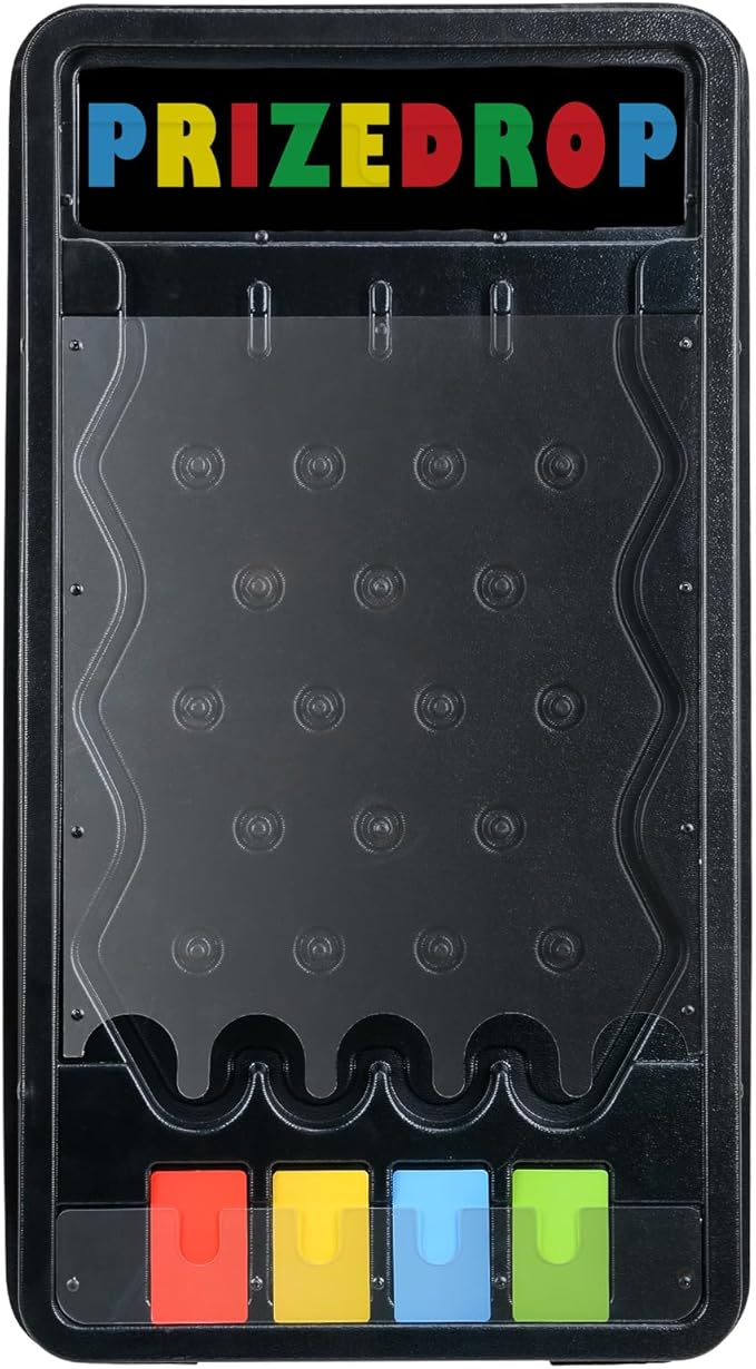 iElyiEsy 25"x14" Prize Drop Plinko Board Game Set, Featuring 8 Personalizable Playing Pucks. A for Family Get - Togethers,and Carnival - Style Events - Mini Collapsible Tabletop Plinko Game Drop