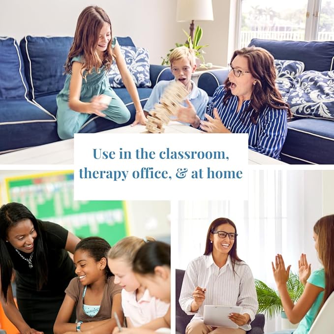 Feelings Builder | Therapy Games for Kids & Teens | Anger Management Toys | CBT Game for Kids, Teens, and Adults | Therapy Tools | School Psychologist Games | ADHD Tools