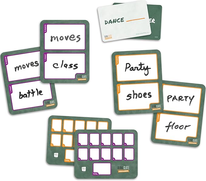 USAOPOLY Blank Slate Challenge| Fun Family Friendly Board Game | Party Board Game | 2 or 4 Players | Ages 8+ | 20 Minutes