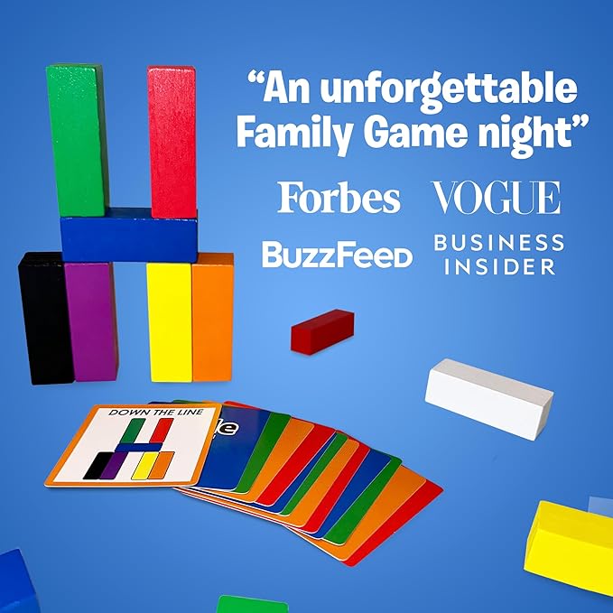 Stack Royale Board Game, Fast & Fun Family Board Game for Children & Adults, Color Block Puzzles Games for Ages 4+
