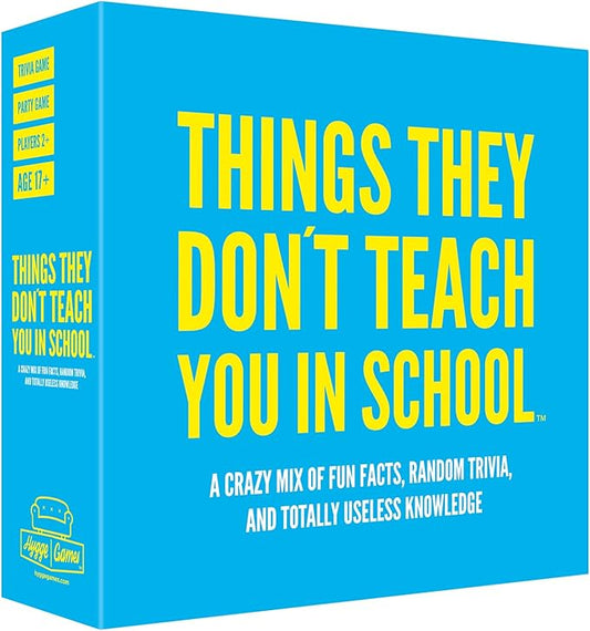 Hygge Games Things They Don't Teach You in School Party Trivia Game