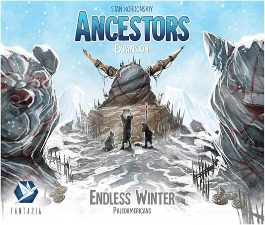 Endless Winter Paleoamericans Ancestors Board Game Expansion | Prehistoric Strategy Game for Adults and Kids | Ages 12+ | 1-4 Players | Average Playtime 60-90 Minutes | Made by Fantasia Games