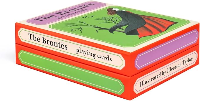 Laurence King Brontë Playing Cards - Complete Card Deck Featuring 54 of The Brontës Most Memorable Characters. 3.5” x 4.5” Box with Stunning Illustrations of Classic Literature Characters!