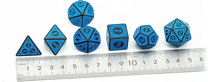 5 Sets Dice DND, Polyhedral Dice Set (35pcs) with Leather Dice Bag, D&D Dice Set for Dungeons and Dragons, RPG Table Games (Window Lattice Carved Series)