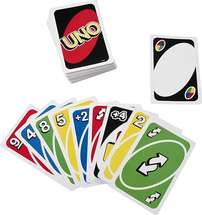 Mattel Games Giant UNO Family Card Game with 108 Oversized Cards and Instructions, Great Toy for Kids Ages 7 Years and Older
