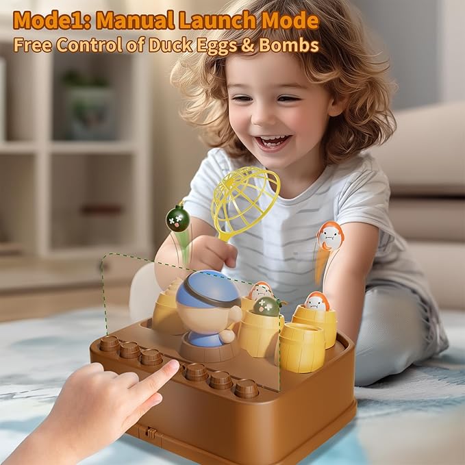 Pirate Bounce and Catch Games for Kids 3-5, Toddler Games for Kids 4-6, Birthday Gifts for 5-7 Boys and Girls, Family Toddler Board Games