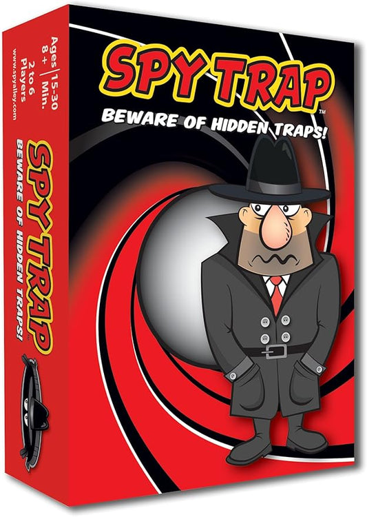 SPY Trap: Welcome to The Thrilling World of Espionage! Bluff Your Way Through a high Stakes Bidding Game. Crack Open a File to Reap The Rewards but Beware of The Hidden Traps.