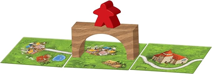 Carcassonne Bridges, Castles & Bazaars Board Game EXPANSION - New Paths and Auctions Await! Medieval Strategy Game for Kids and Adults, Ages 7+, 2-6 Players, 50 Minute Playtime, Made by Z-Man Games