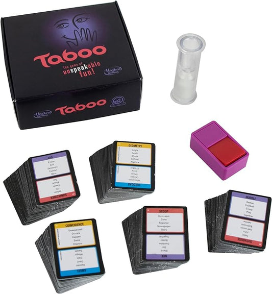 World's Smallest Taboo - Miniature Board Game for Kids, Teens and Adults, Fun and Hilarious Party Game - Fun for All Ages. Recommended for Ages 6 and up