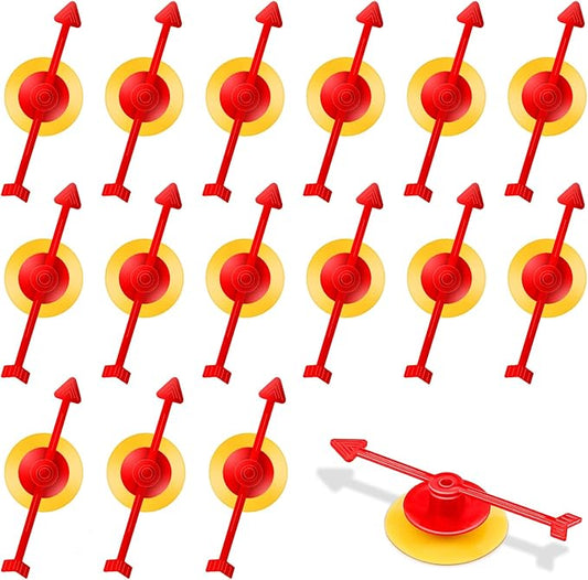 Sotiff 20 Packs Small Arrow Spinners for Game Bulk Mini Spinner Board Game Spinners Plastic Toys for Kids DIY Board Replacement Party Classroom Home School Projects Probability Activities(3 Inch)