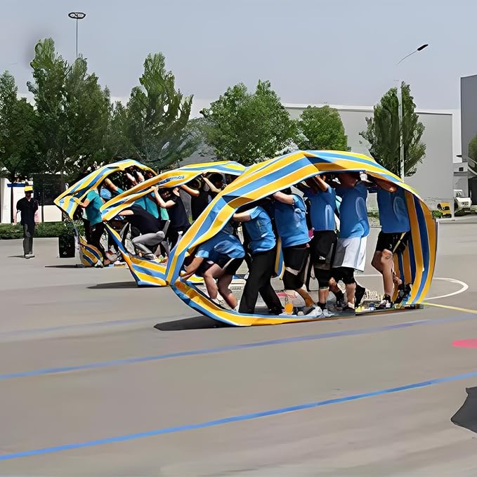 Team Building Games Teamwork Games for Working Adults, Group Activities Mat for School Students Teens, Field Day Games (26ft, Pack of 2)