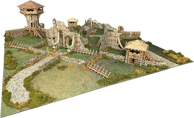 Battle Systems Fantasy Terrain Battlefield Core Set - 28-35mm DND D&D RPG Wargames Historical/Fantasy Card Scenery