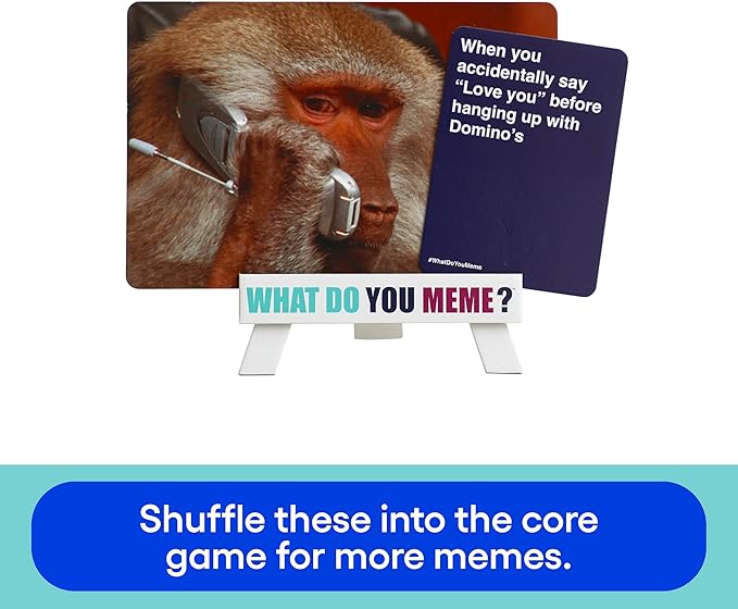 WHAT DO YOU MEME? Fresh Memes #2 Expansion Pack - Adult Card Games for Game Night from