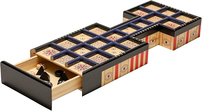 The Royal Game of Ur Board Game – Ancient Strategy Board Game for 2 Players, Fast-Paced and Easy to Learn, Over 4500 Years Old
