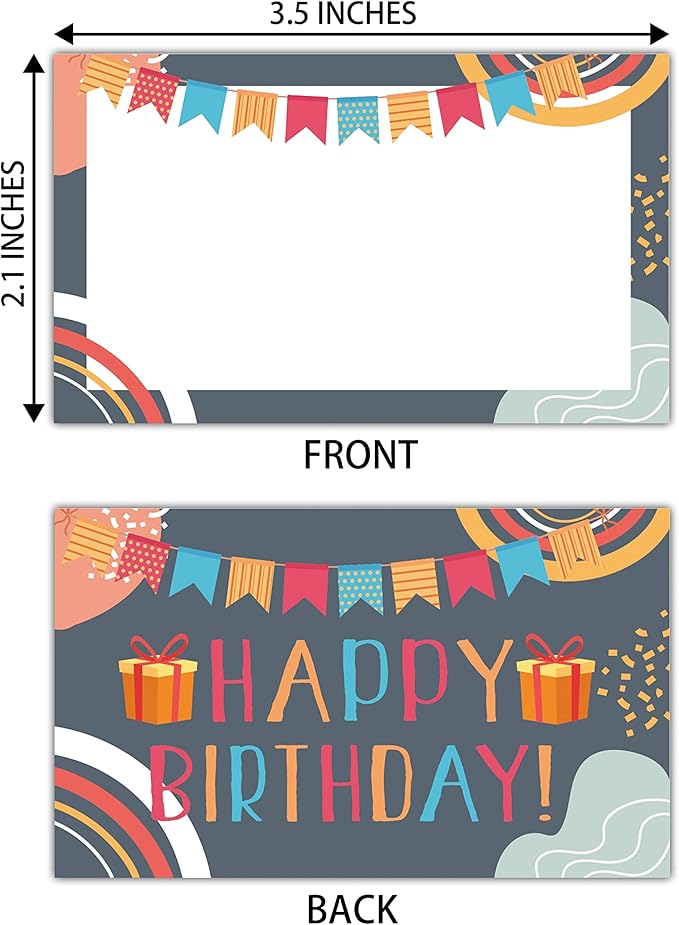 Happy Birthday Treasure Hunt Clues Game Cards, Birthday Party Scavenger Hunt Card Game(16 Cards with Colourful Envelopes), Indoor Outdoor Party Game Supply for Adults Family Teacher Student(A05)