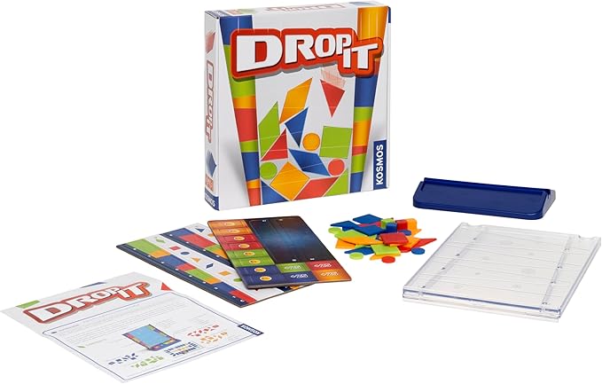 Drop It – A Fun Family Strategy & Dexerity Game by Kosmos Games, Parents’ Choice Silver Award Winner, Play Individually or on Teams, Ages 8+, Fun for Kids, Adults, Family Game Nights