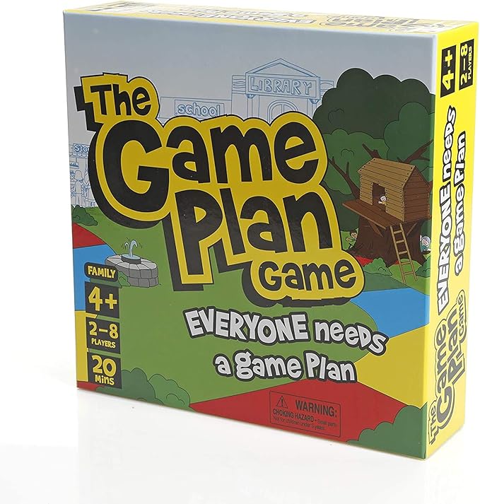 The Game Plan Life Skills for Kids Board Game, Social Skills Activities for Kids Ages 4-10, Family Board Games, Problem Solving, Feelings Management Card Games 2-8 Players