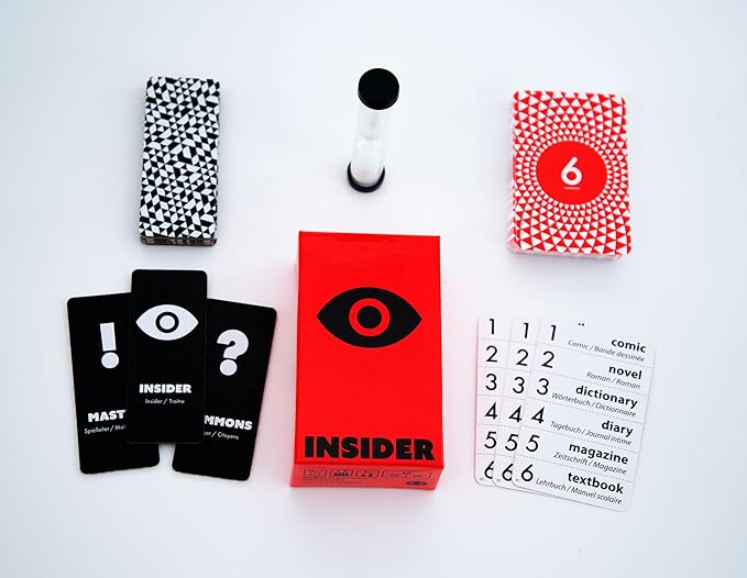 Insider - Japanese Social Deduction & Guessing Game | Ages 9+ | Fast-Paced Party Game with Hidden Roles