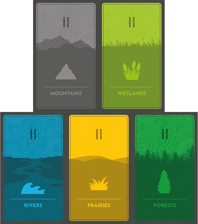 AEG & Flatout Games | Cascadia: Rolling Hills Roll & Write Puzzly Dice Game | Explore The Pacific Northwest, Build Ecosystems | Ages 10+ | 1-4 Players