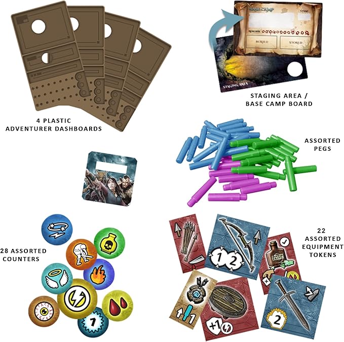 Battle Systems Maladum Adventurer Dashboards Accessory Expansion - Additional PC Trays for Multi- and Large Parties