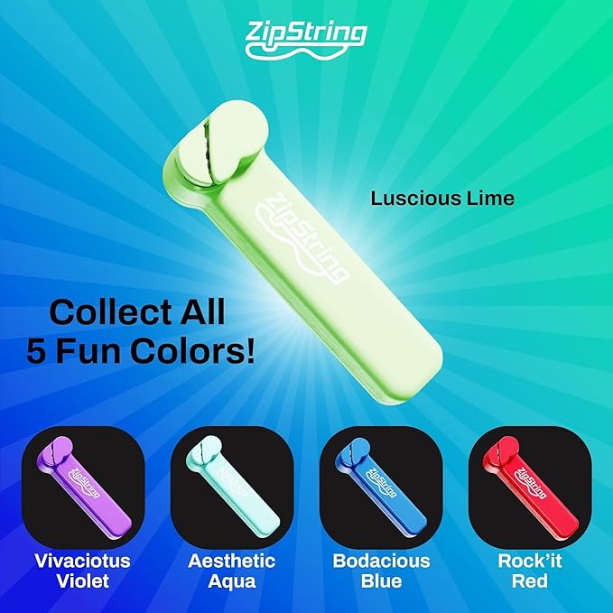 Original - As Seen on Shark Tank - Classic ZipString Rope Launcher Toy, Perfect for Kids & Adults - Fly a String Loop in The Air for Endless Tricks & Fun, Wonderment Awaits,Luscious Lime