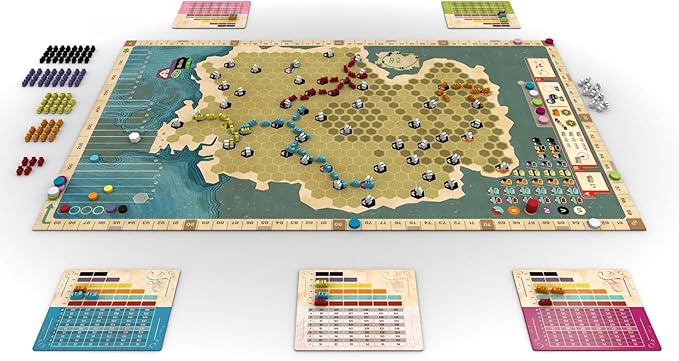 Ride The Rails: France & Germany, Expansion, Strategy Board Game, 3 to 5 Players, 45 to 60 Minute Play Time, Ages 14 and Up