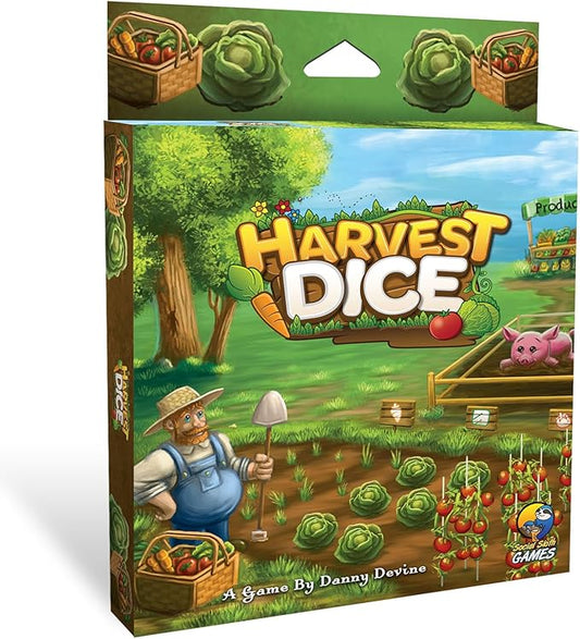 Social Sloth Harvest-Dice Slim Edition, 2-4 players, 15 minutes, Grow the best garden!