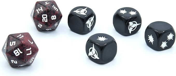 Modiphius Star Trek Adventures - Klingon Dice Set, Multi
