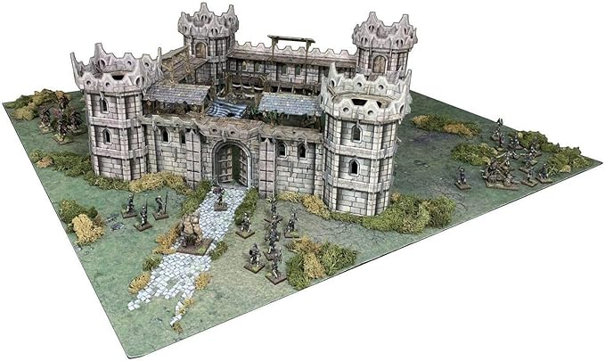 Battle Systems – Modular Fantasy Scenery – Perfect for Roleplaying and Wargames - Multi Level Tabletop Terrain for 28mm Miniatures – Colour Printed Model Diorama – DnD Warhammer (Citadel)