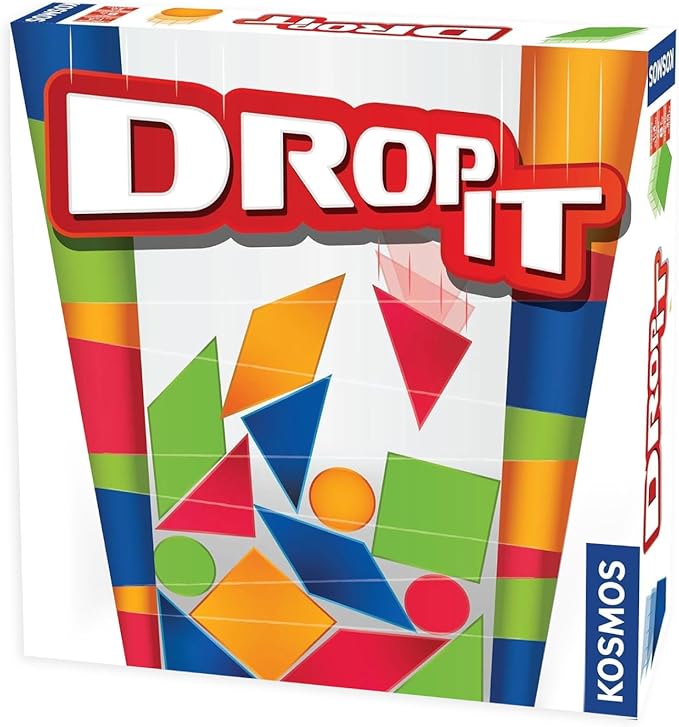 Drop It – A Fun Family Strategy & Dexerity Game by Kosmos Games, Parents’ Choice Silver Award Winner, Play Individually or on Teams, Ages 8+, Fun for Kids, Adults, Family Game Nights