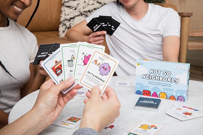 Not So Neighborly Card Game - Family Friendly Game Perfect for Game Nights - for Ages 7 and Up