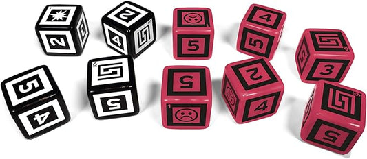 Dice Set for The Electric State Tabletop Roleplaying Game, 10 Six-Sided Dice RPG Fantasy Adventure