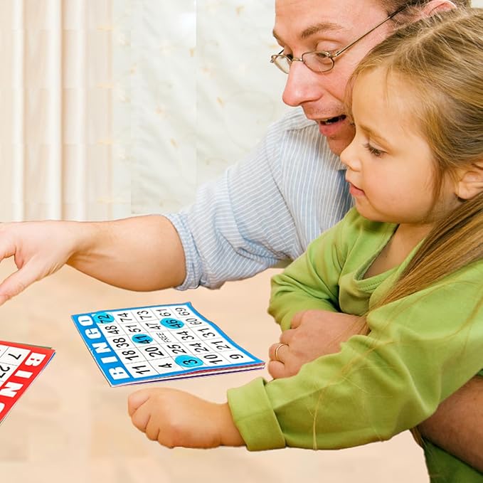 SEETOOOGAMES Bingo Paper Game Cards - 1 Card - 100 Books of 5 Sheets