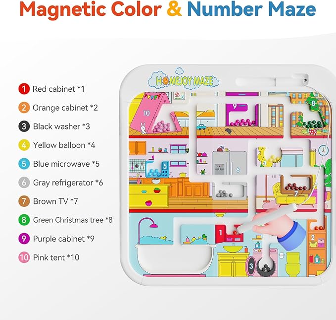 Toddler Montessori Toy Busy Board for 1-2 Year Old Boys Girls Gift, Baby Toy 12-18 Months, Musical Learning Educational Toys for 1 Year Old, 1st Birthday Baby Boy Girl Gifts