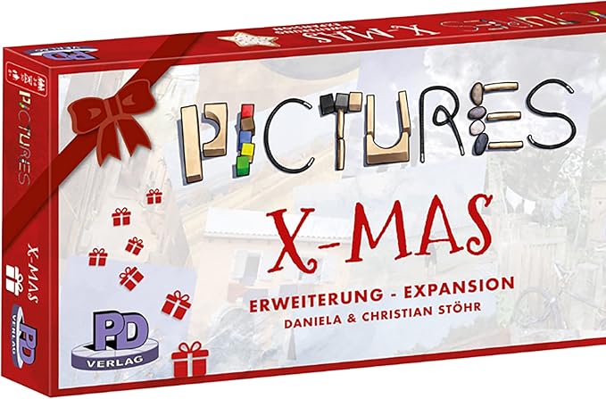 Pictures: Christmas Expansion Pack - X-Mas Holiday Season Party Game, Card Game Expansion, PD Games, Rio Grande Games, Ages 8+, 3-6 Players, 30 Minute Playing Time