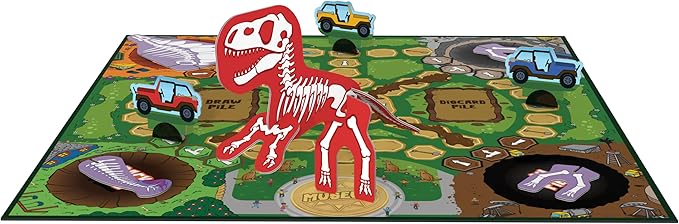Goliath Dig 'Em Up Dinos - Fossil-Finding, Dino-Building Game Includes Fun Dinosaur Facts - 2-4 Players, Ages 4 and Up