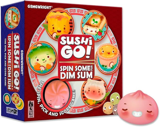 Gamewright - Sushi Go! - Spin Some for Dim Sum - The Spin, Pick and Score Board Game!