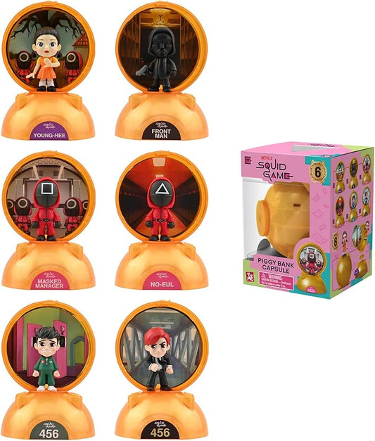 YuMe Squid Game Blind Box Capsule: Collectible Mystery Figurines, Official Netflix Merchandise, Surprise Toy Set for Fans – Ideal Holiday & Birthday Gift (6)