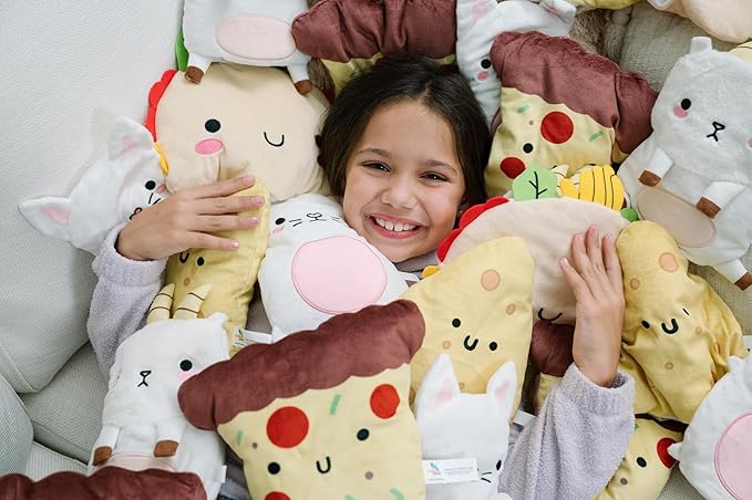 Taco Cat Goat Cheese Pizza Plush Mittens Set - Wear While Playing for Ultimate Comfort for Kids, Teens and Adults - Great for Family Game Night - Ages 3+